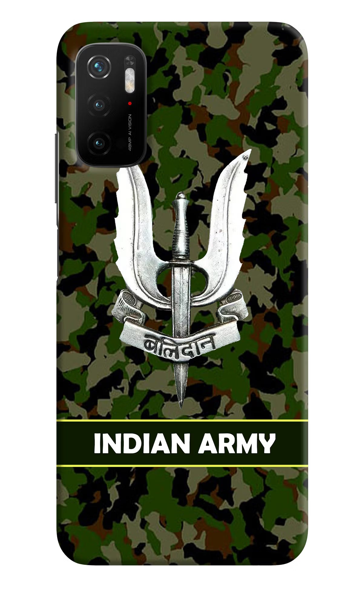 Balidan Indian Logo Poco M3 Pro 5G Hard Case Back Cover by Casekaro