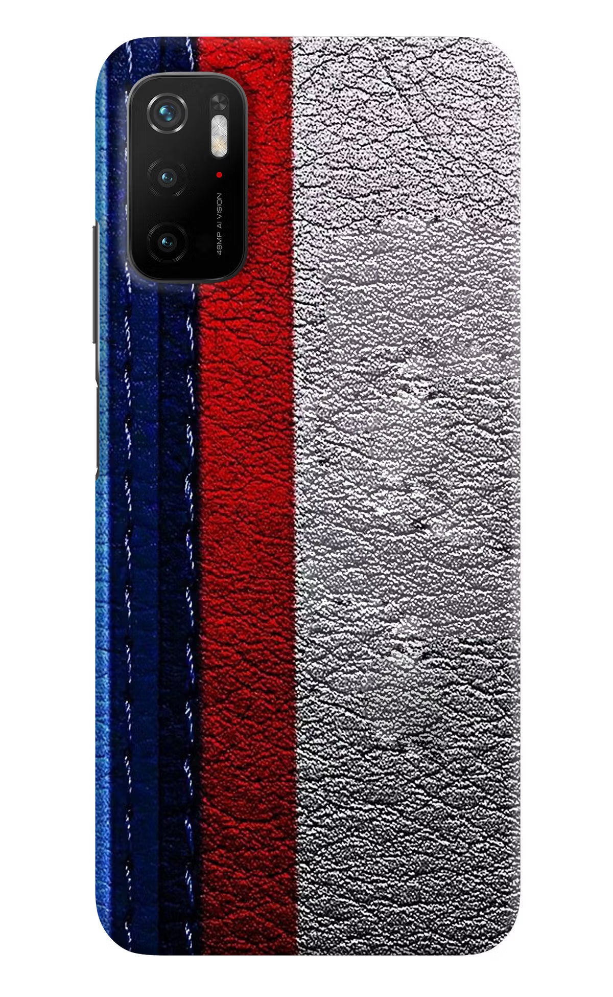 BMW Stripes Poco M3 Pro 5G Hard Case Back Cover by Casekaro