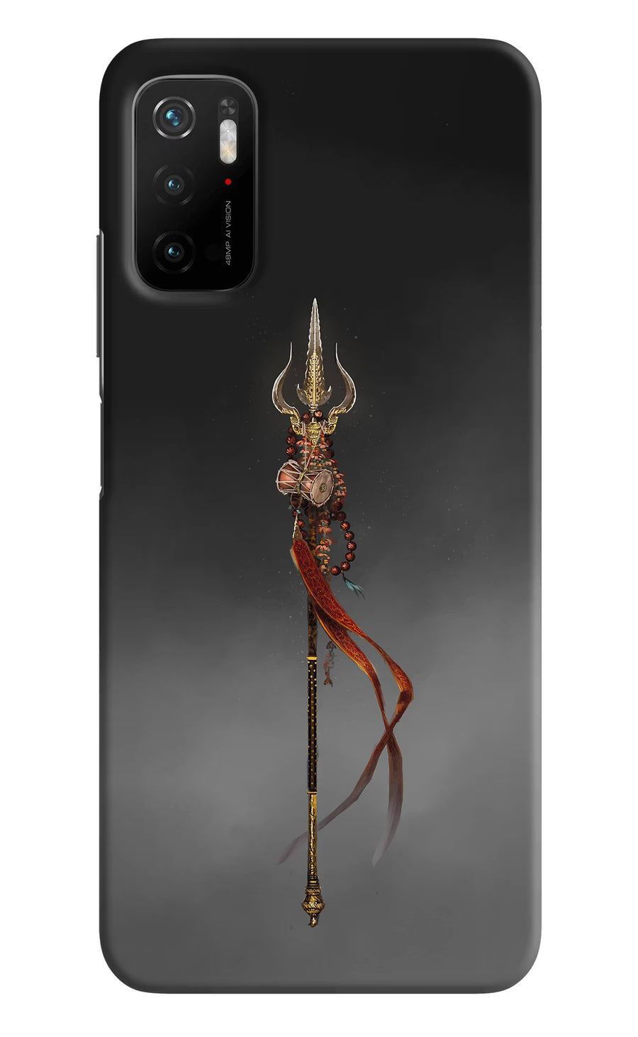 Shiv Trishul Poco M3 Pro 5G Back Cover, Hard case