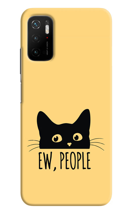 Ew People Catitude Poco M3 Pro 5G Hard Case Back Cover by Casekaro