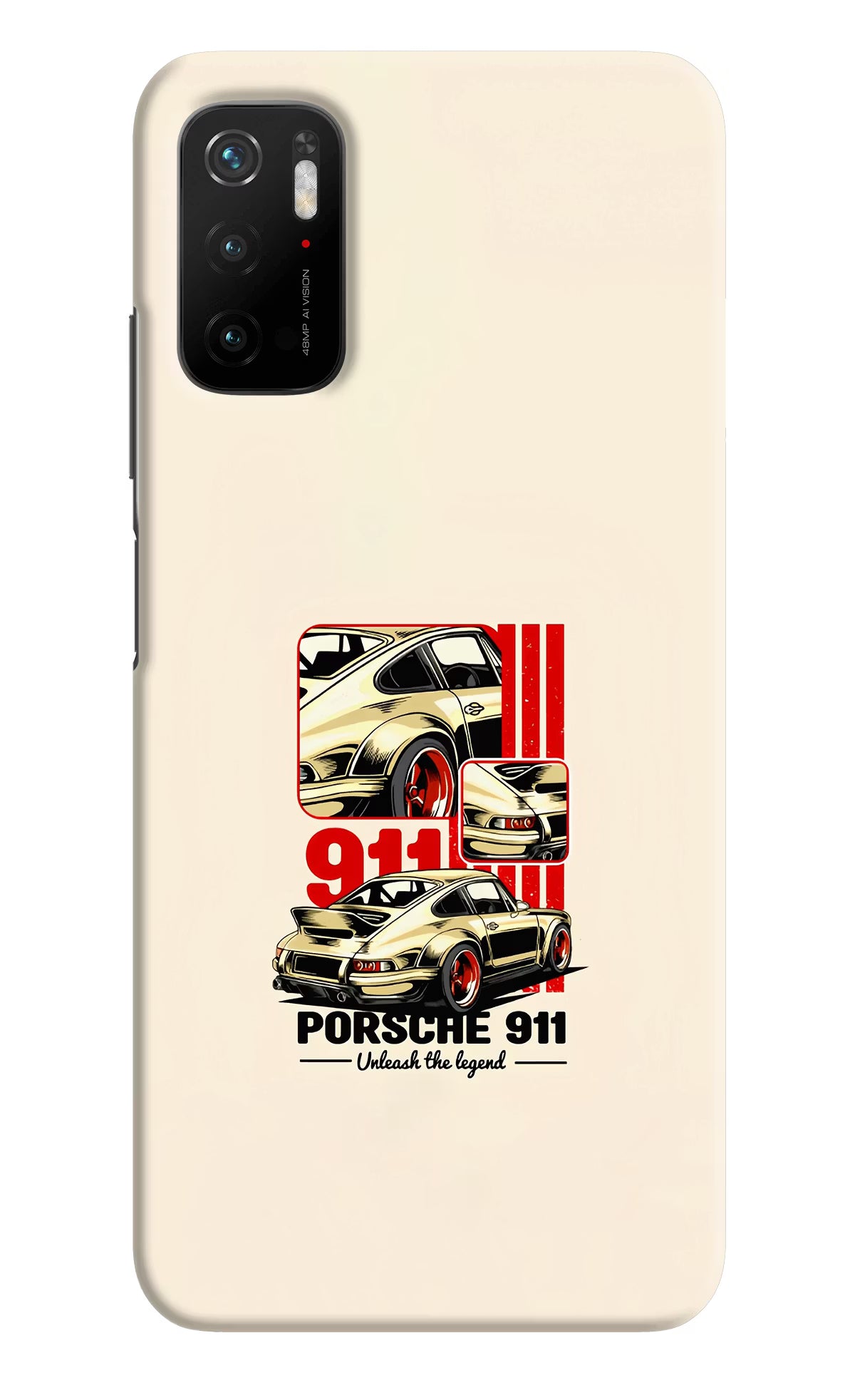 Classic Porsche 911 Poco M3 Pro 5G Hard Case Back Cover by Casekaro