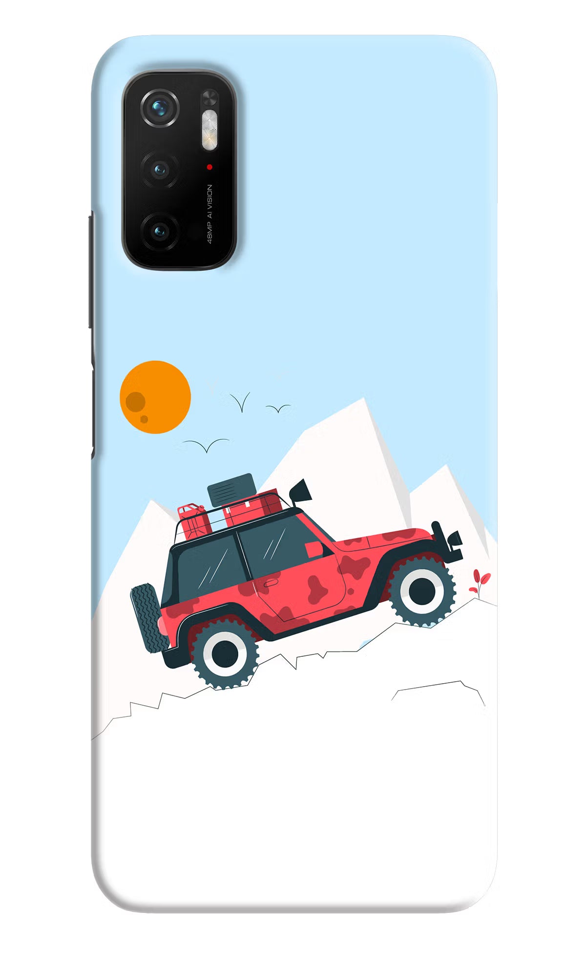 Mountain Trail Beast Poco M3 Pro 5G Hard Case Back Cover by Casekaro
