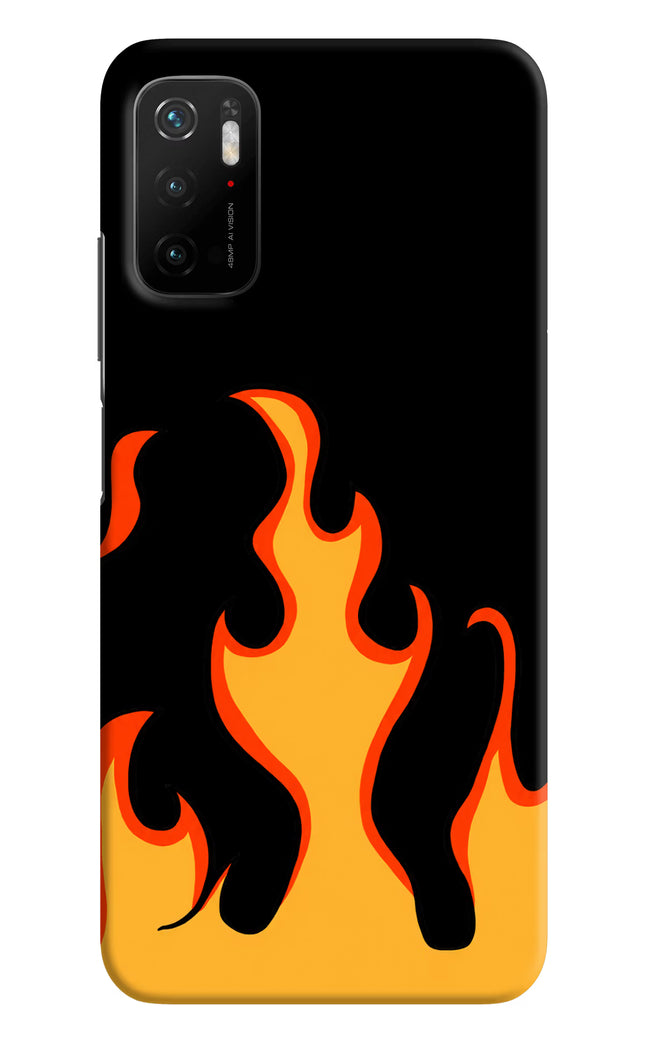 Fired Up – Black Poco M3 Pro 5G Hard Case Back Cover by Casekaro