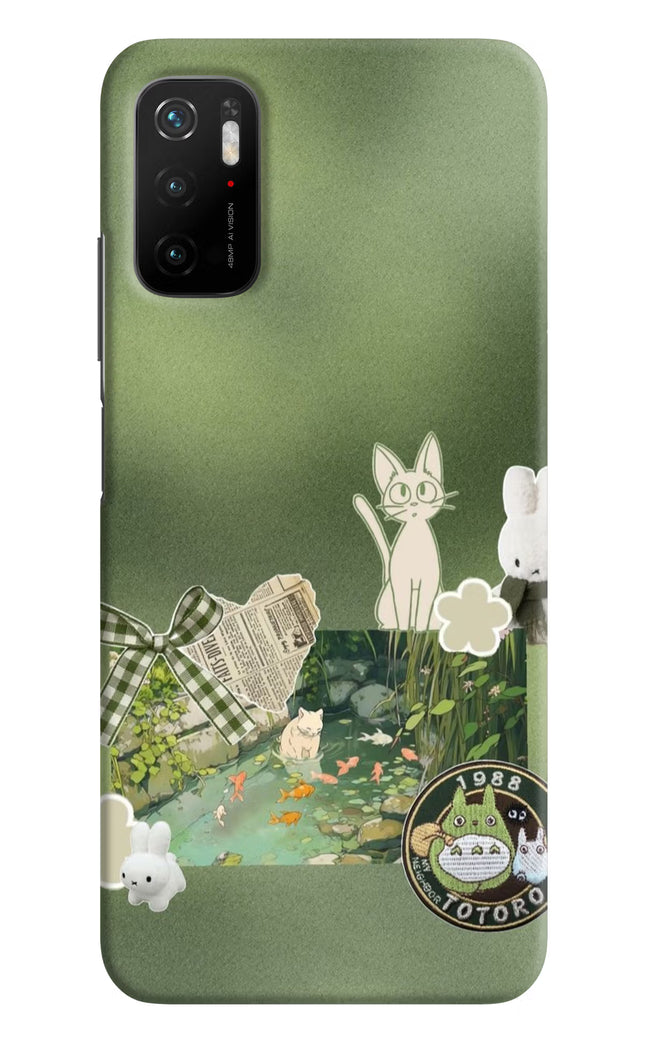 Aesthetic anime Poco M3 Pro 5G Hard Case Back Cover by Casekaro
