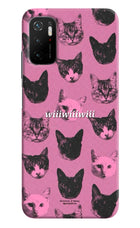 Pink Cats Poco M3 Pro 5G Hard Case Back Cover by Casekaro