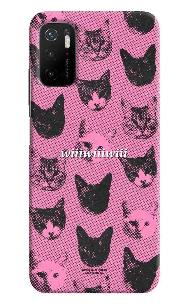Pink Cats Poco M3 Pro 5G Hard Case Back Cover by Casekaro