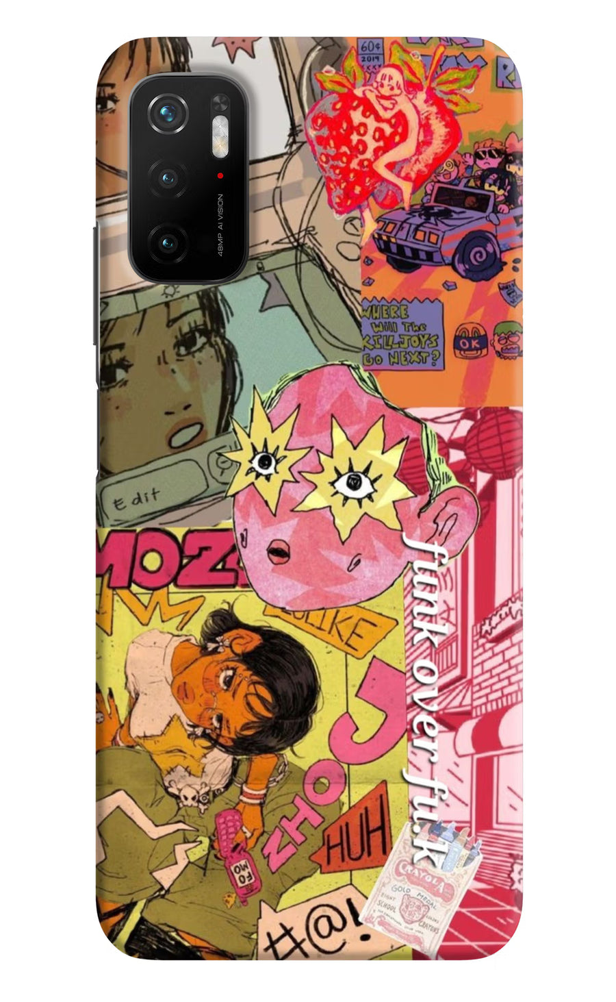 Funkover Poco M3 Pro 5G Back Cover, Hard case