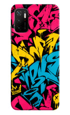 Graffiti Vibe Poco M3 Pro 5G Hard Case Back Cover by Casekaro