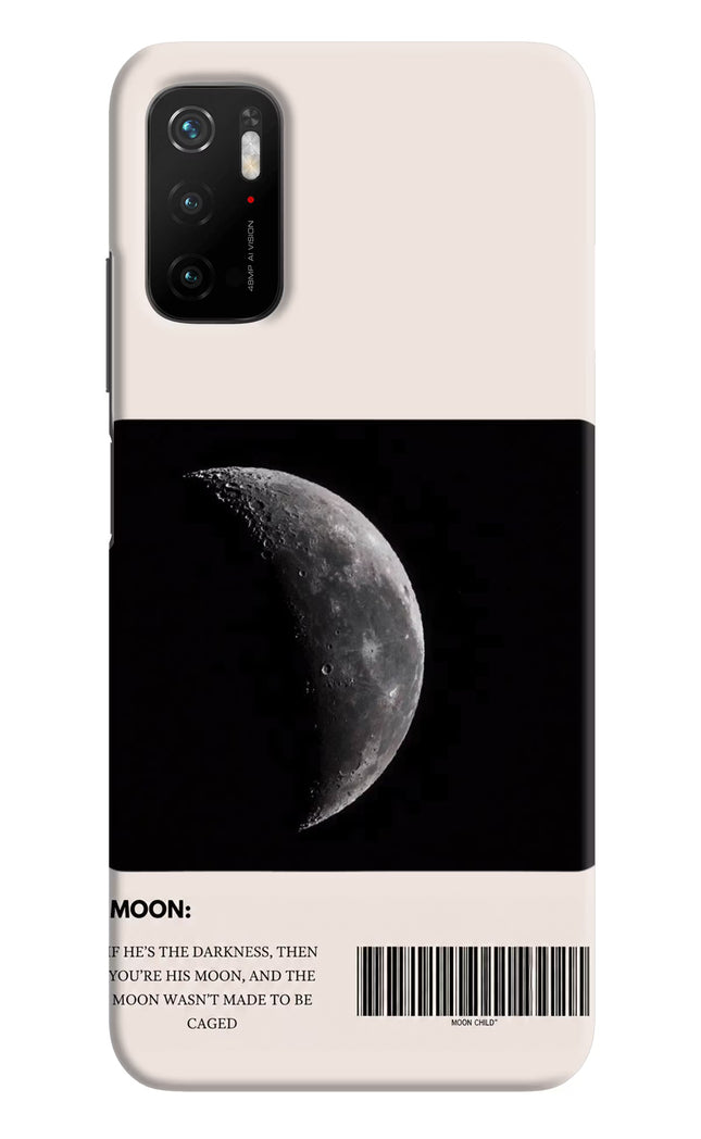 Moon Phase Poco M3 Pro 5G Hard Case Back Cover by Casekaro