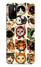 Cool Cat Poco M3 Pro 5G Hard Case Back Cover by Casekaro