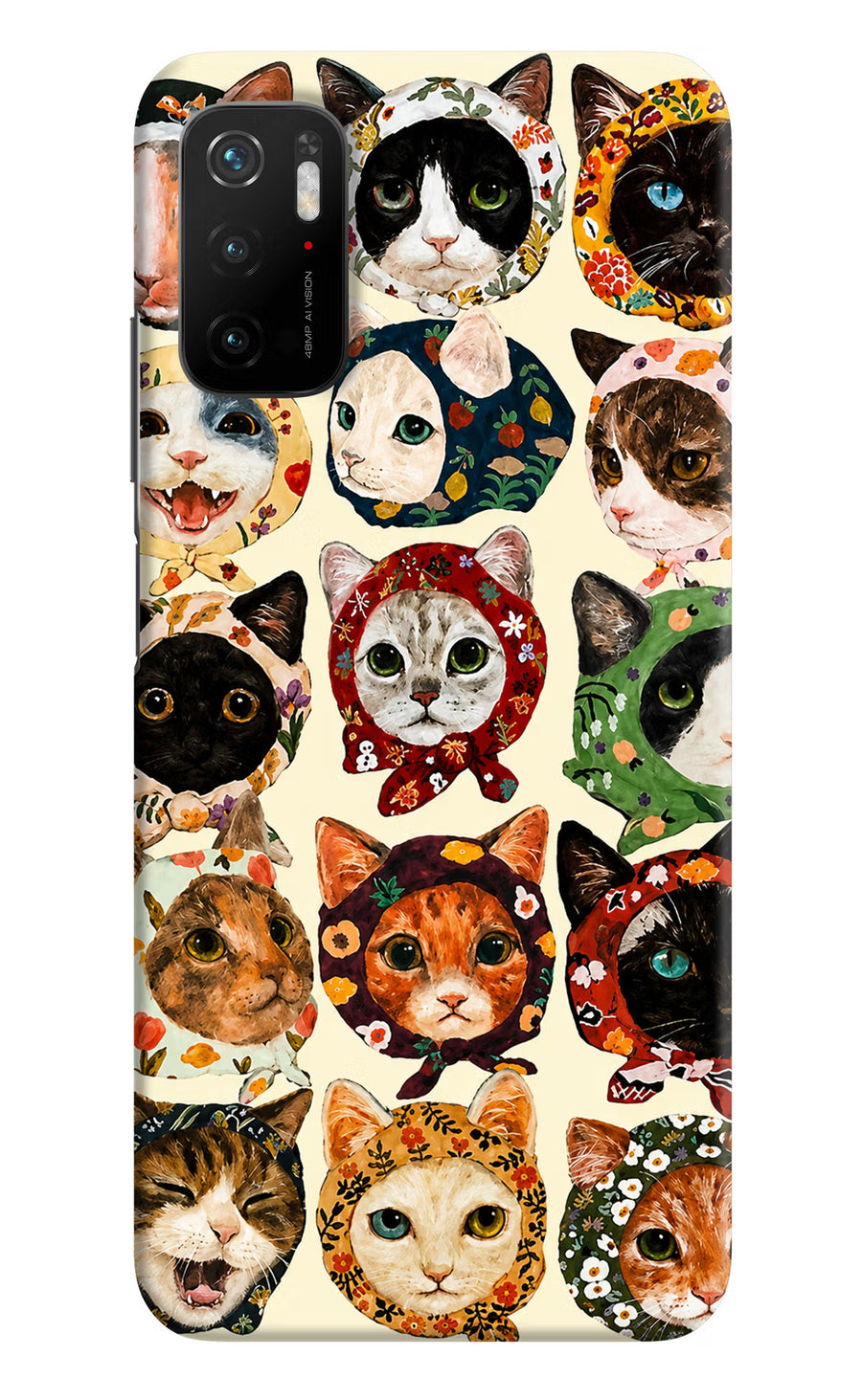 Cool Cat Poco M3 Pro 5G Back Cover, Hard case