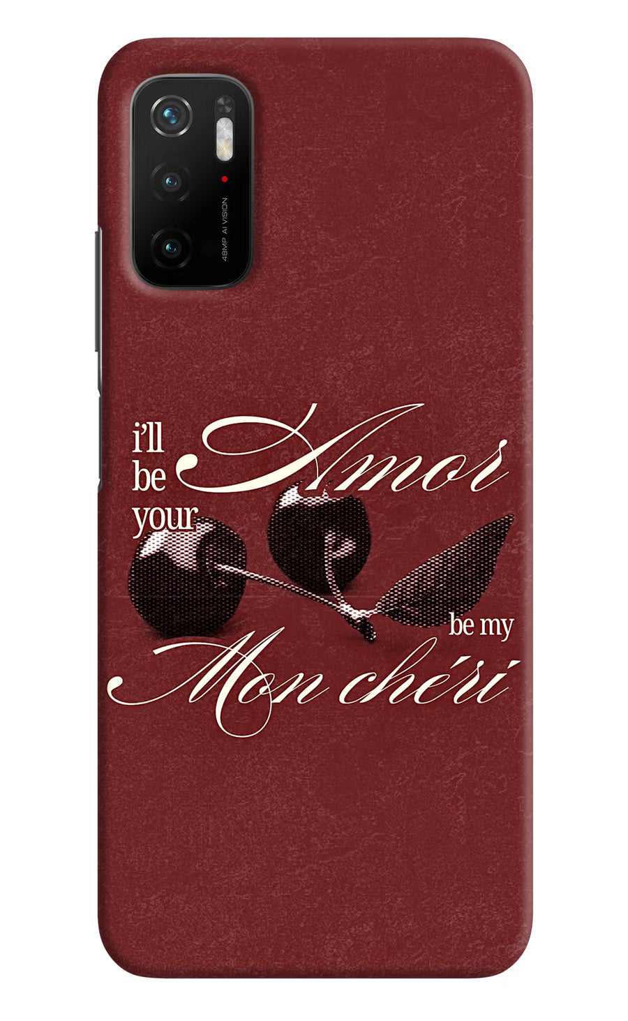 Velvet Cherry Poco M3 Pro 5G Back Cover, Hard case