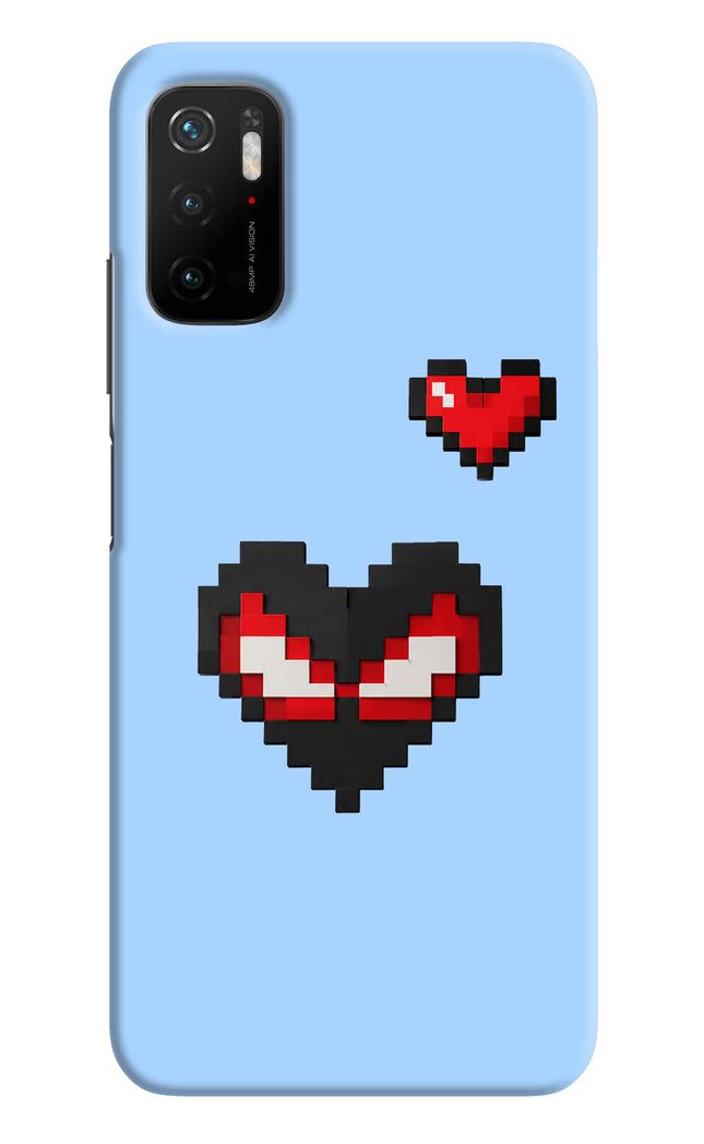 Peter Heart Poco M3 Pro 5G Hard Case Back Cover by Casekaro