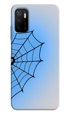 Blue Web Poco M3 Pro 5G Hard Case Back Cover by Casekaro