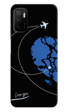 Love Orbit Poco M3 Pro 5G Hard Case Back Cover by Casekaro