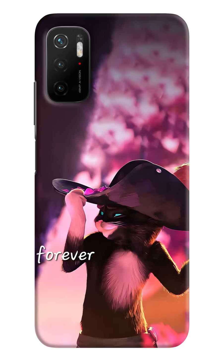 Forever Cat Poco M3 Pro 5G Back Cover, Hard case