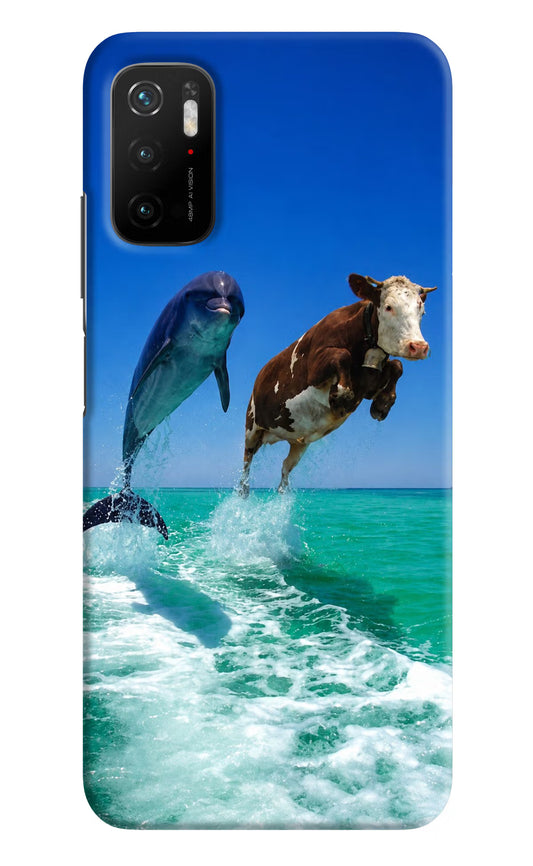 Dolphin vs Cow Poco M3 Pro 5G Hard Case Back Cover by Casekaro