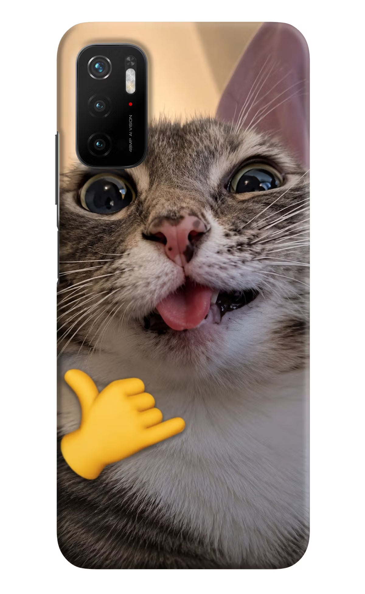Silly Cat Call Poco M3 Pro 5G Back Cover