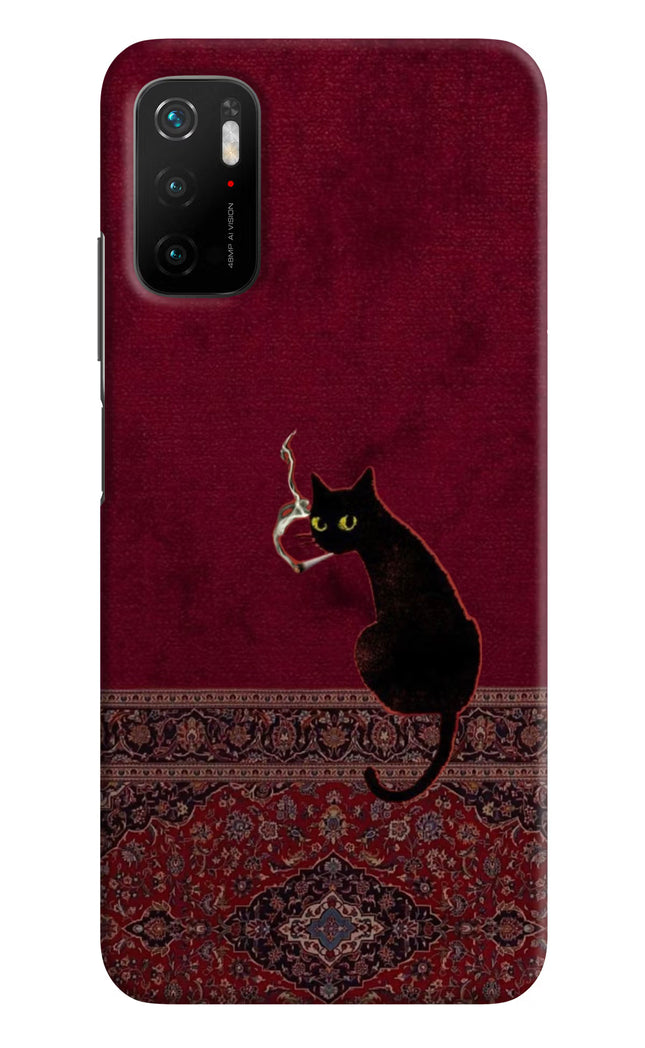 Midnight Cat Poco M3 Pro 5G Hard Case Back Cover by Casekaro