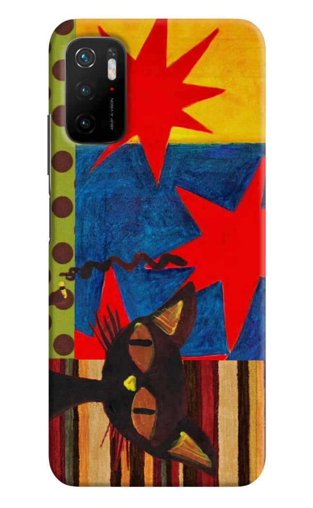Pop Cat Poco M3 Pro 5G Hard Case Back Cover by Casekaro