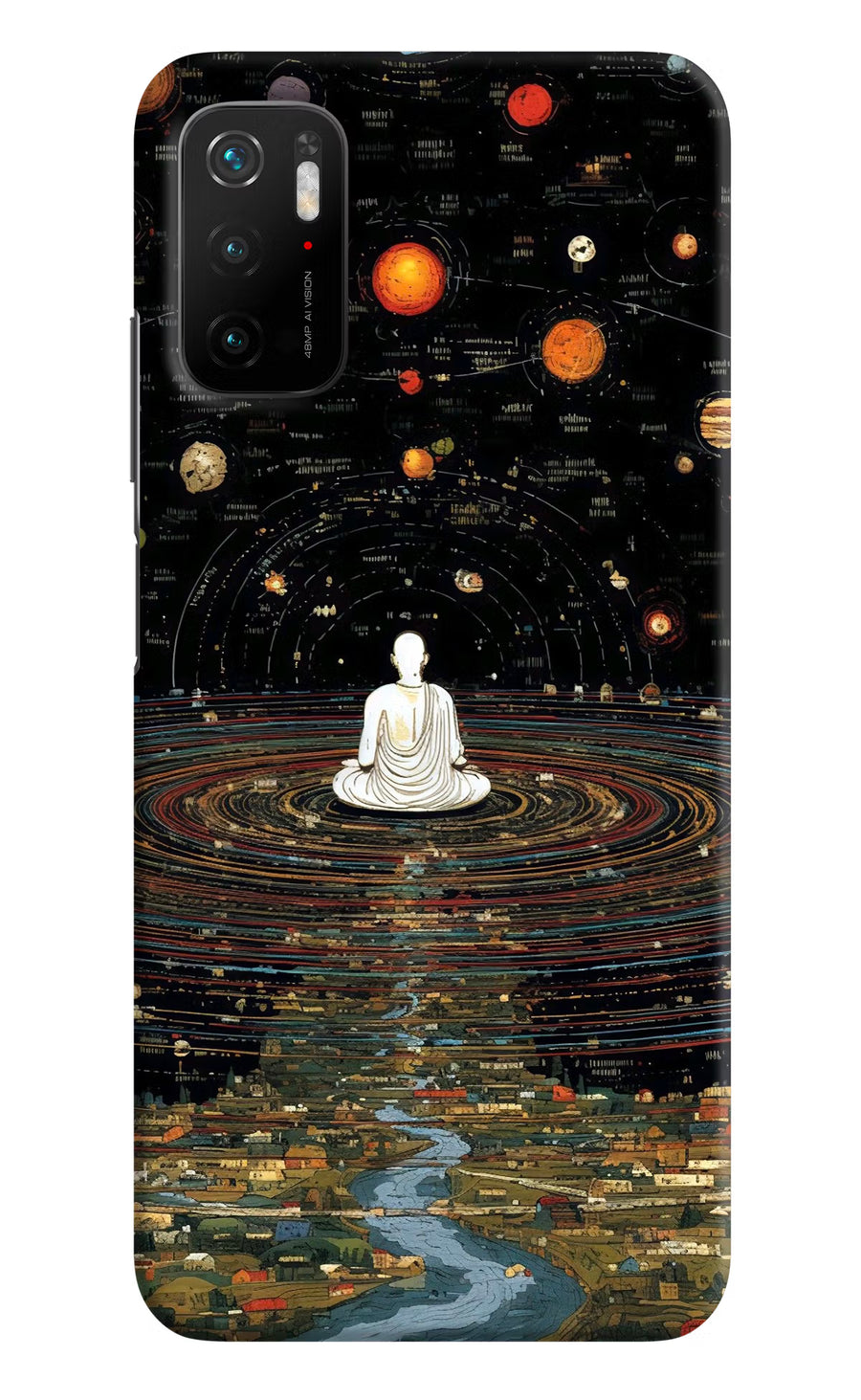 Space Monk Poco M3 Pro 5G Back Cover, Hard case