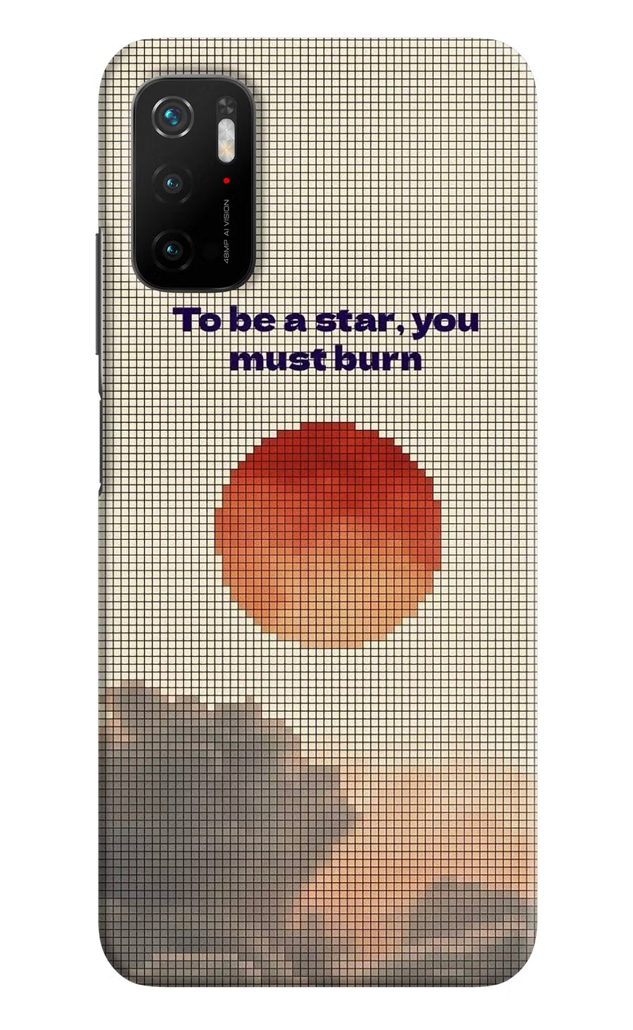 Pixel Sun Poco M3 Pro 5G Back Cover, Hard case