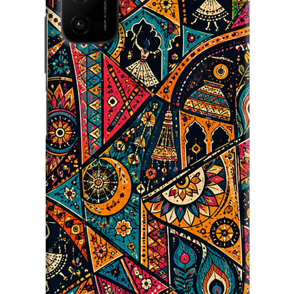 Folk Print Poco M3 Pro 5G Back Cover