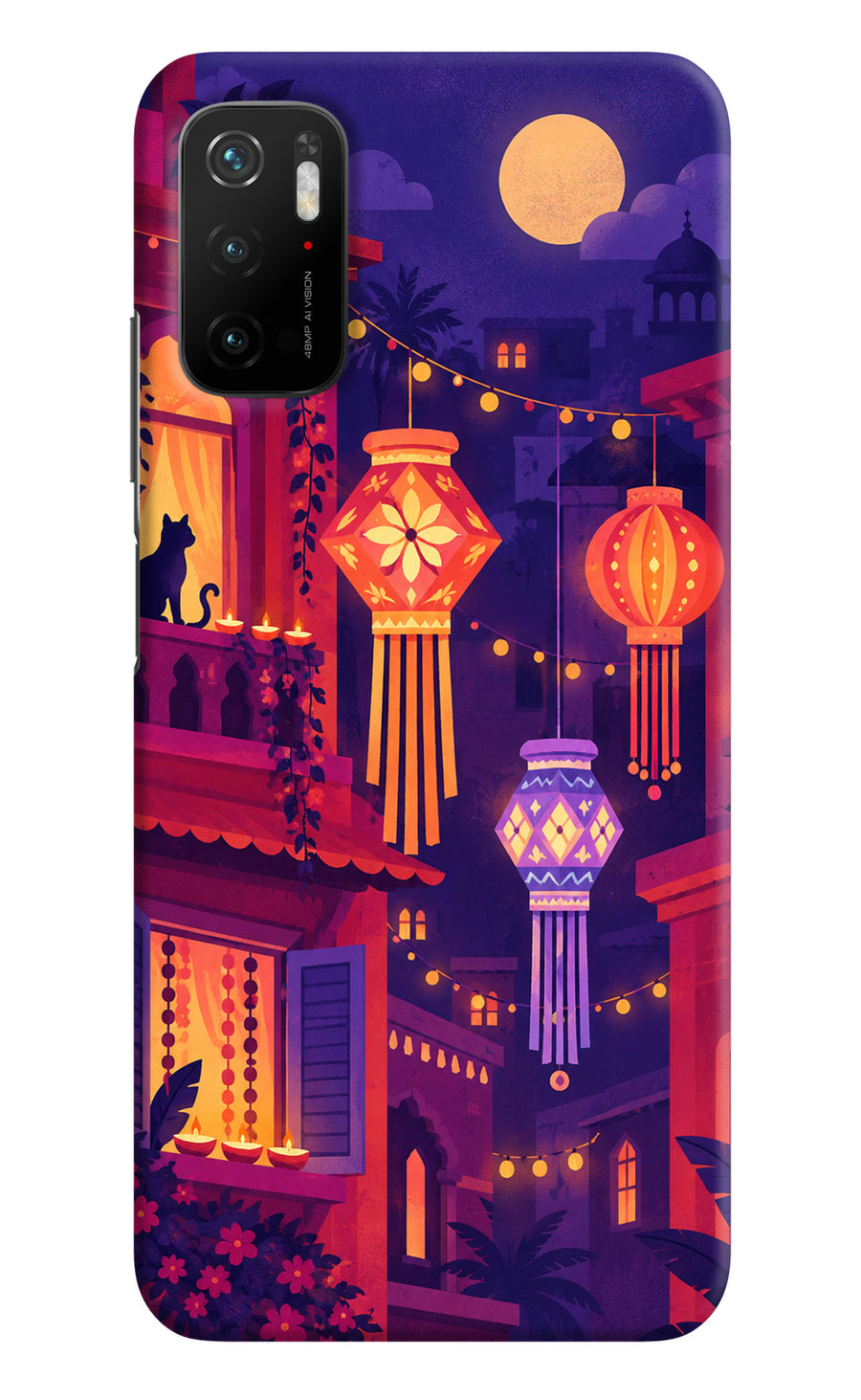 Lantern Lane Poco M3 Pro 5G Back Cover, Hard case