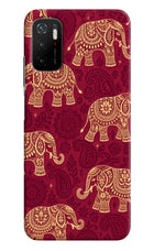 Maroon Elephant Poco M3 Pro 5G Back Cover