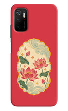 Pink Lotus Poco M3 Pro 5G Back Cover