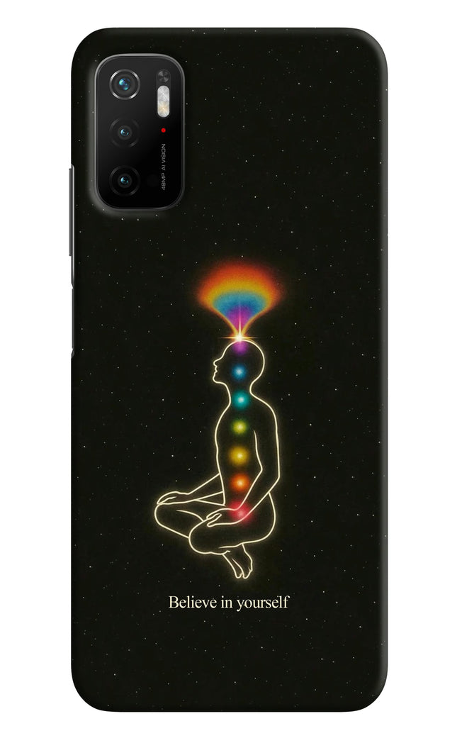 Believe in yourself Poco M3 Pro 5G Hard Case Back Cover by Casekaro