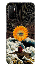 Cosmic Flower Poco M3 Pro 5G Hard Case Back Cover by Casekaro