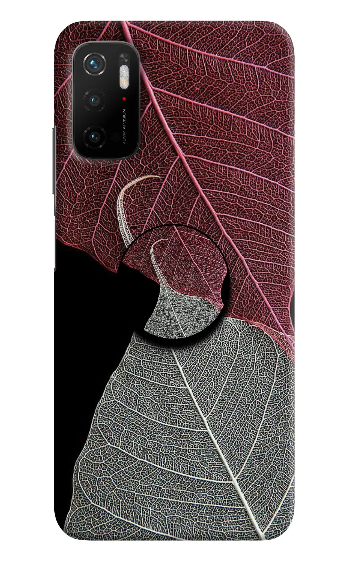 Leaf Pattern Poco M3 Pro 5G Pop Case by Casekaro