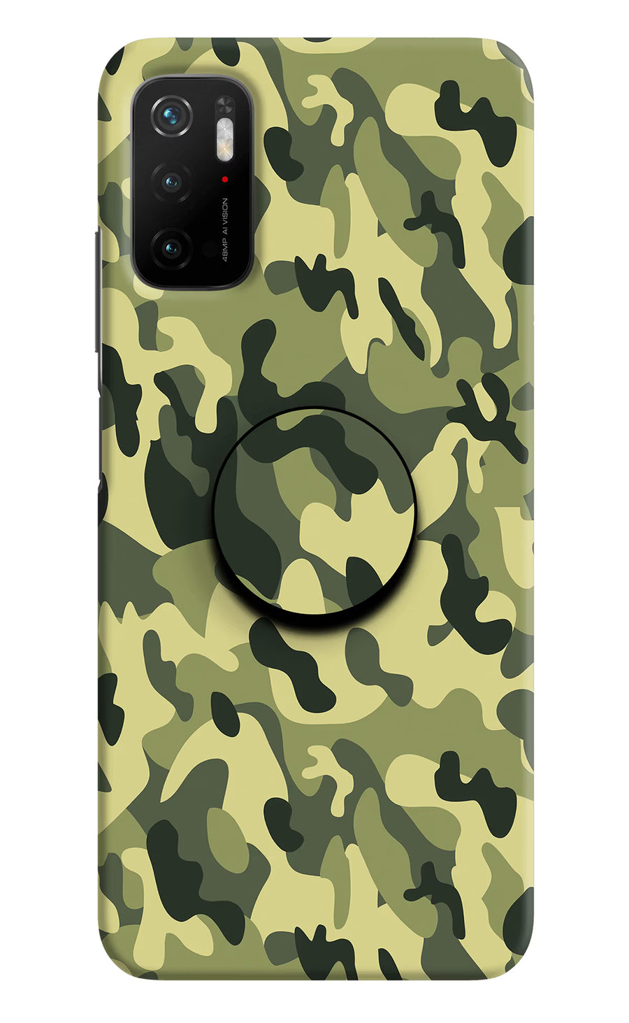 Camouflage Poco M3 Pro 5G Pop Case, Hard case