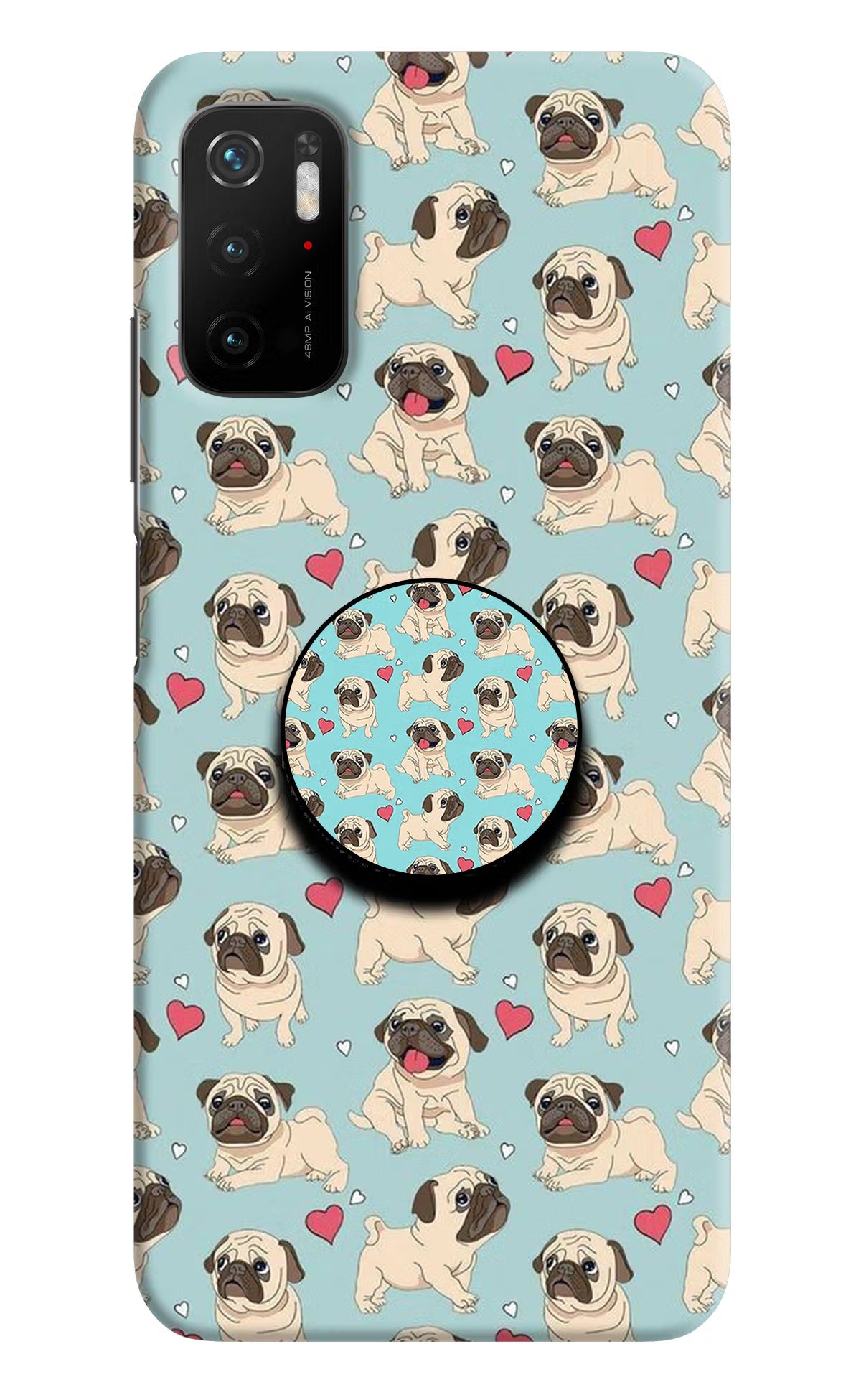 Pug Dog Poco M3 Pro 5G Pop Case by Casekaro