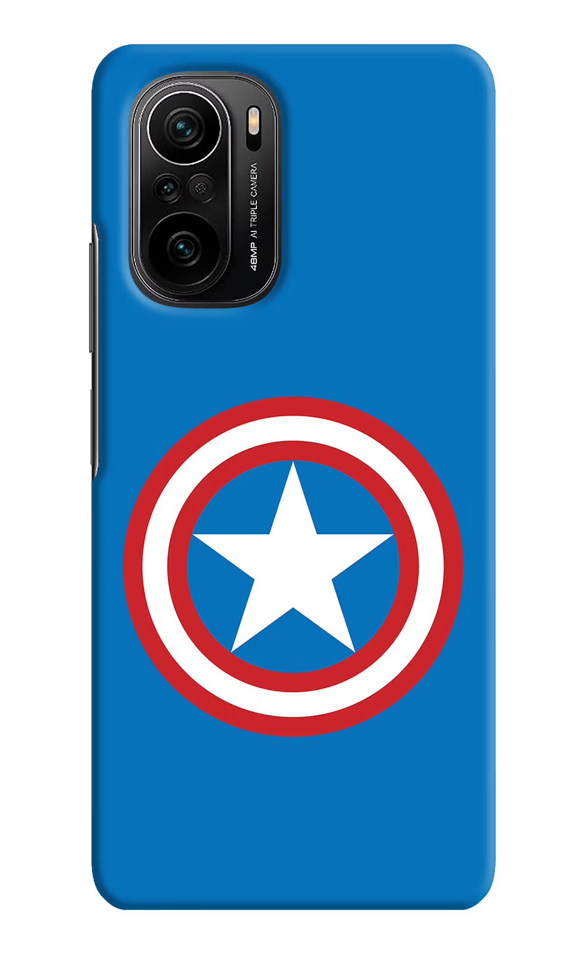 Captain America Logo Mi 11X/11X Pro Hard Case Back Cover by Casekaro