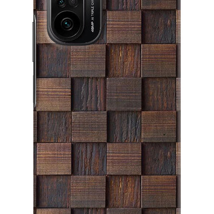 Wooden Cube Design Mi 11X/11X Pro Hard Case Back Cover by Casekaro