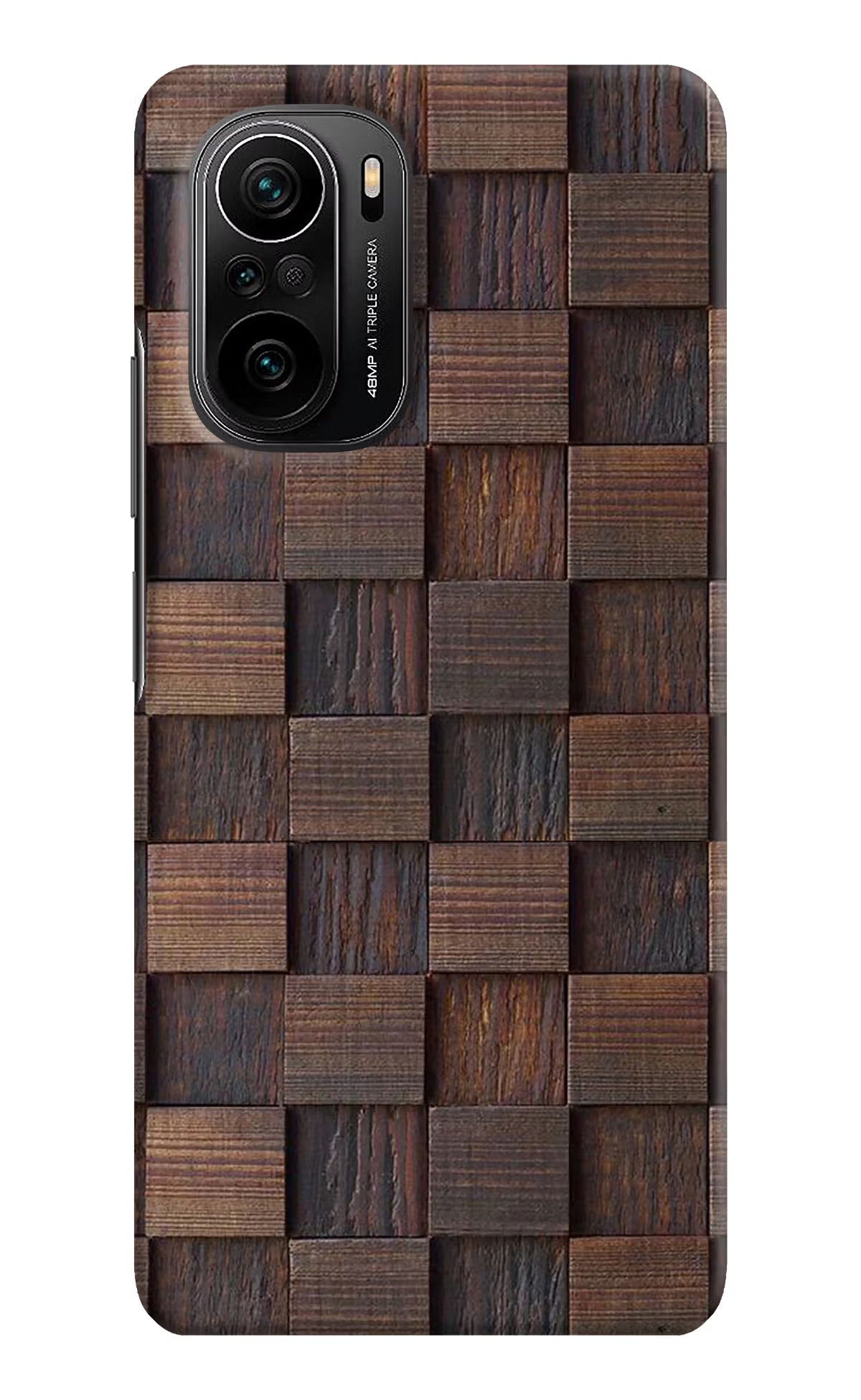 Wooden Cube Design Mi 11X/11X Pro Hard Case Back Cover by Casekaro