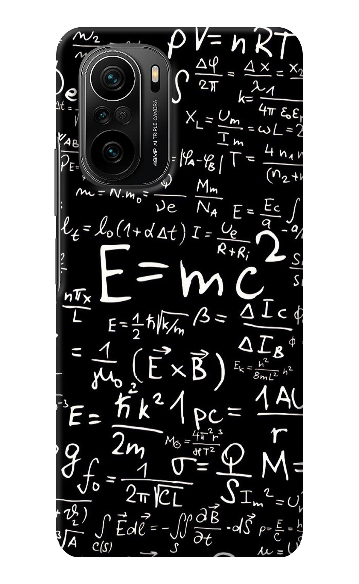 Physics Albert Einstein Formula Mi 11X/11X Pro Back Cover
