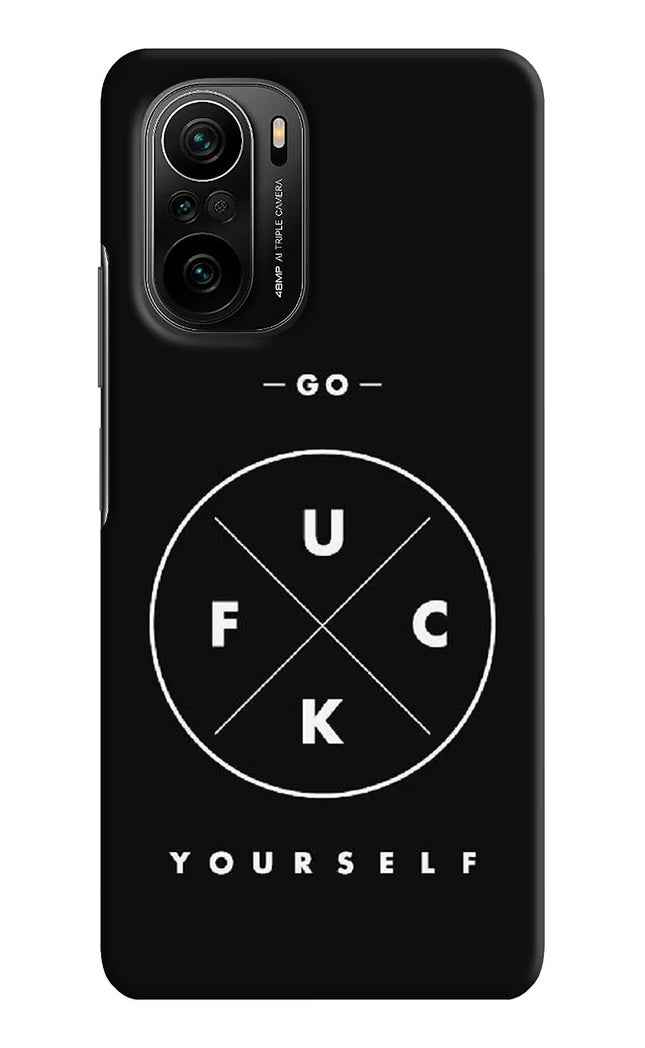 Go Fuck Yourself Mi 11X/11X Pro Hard Case Back Cover by Casekaro