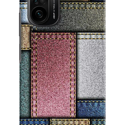 Multicolor Jeans Mi 11X/11X Pro Hard Case Back Cover by Casekaro
