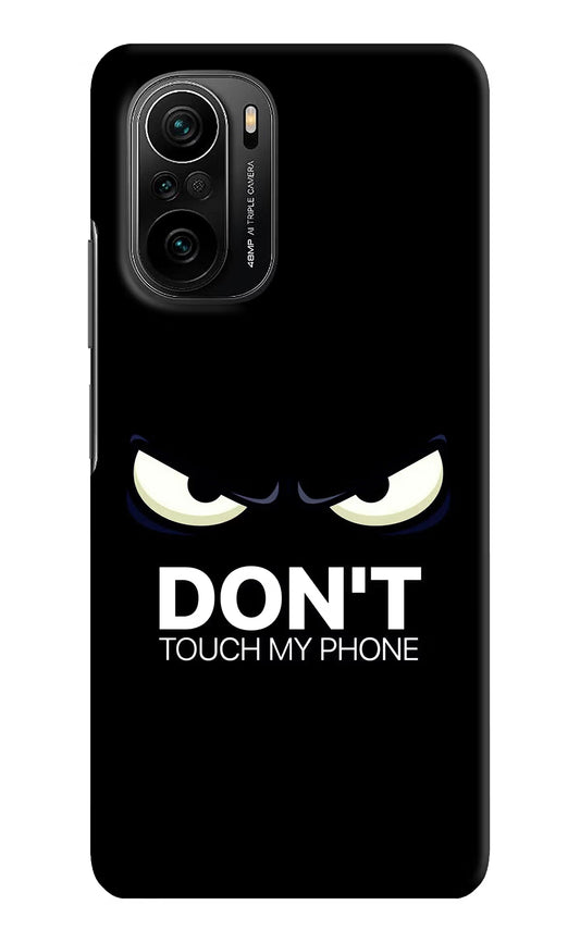 Don'T Touch My Phone Mi 11X/11X Pro Hard Case Back Cover by Casekaro