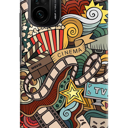 Cinema Abstract Mi 11X/11X Pro Hard Case Back Cover by Casekaro