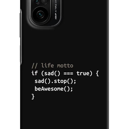 Life Motto Code Mi 11X/11X Pro Hard Case Back Cover by Casekaro