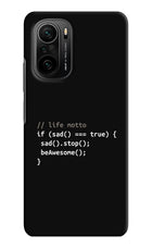 Life Motto Code Mi 11X/11X Pro Hard Case Back Cover by Casekaro