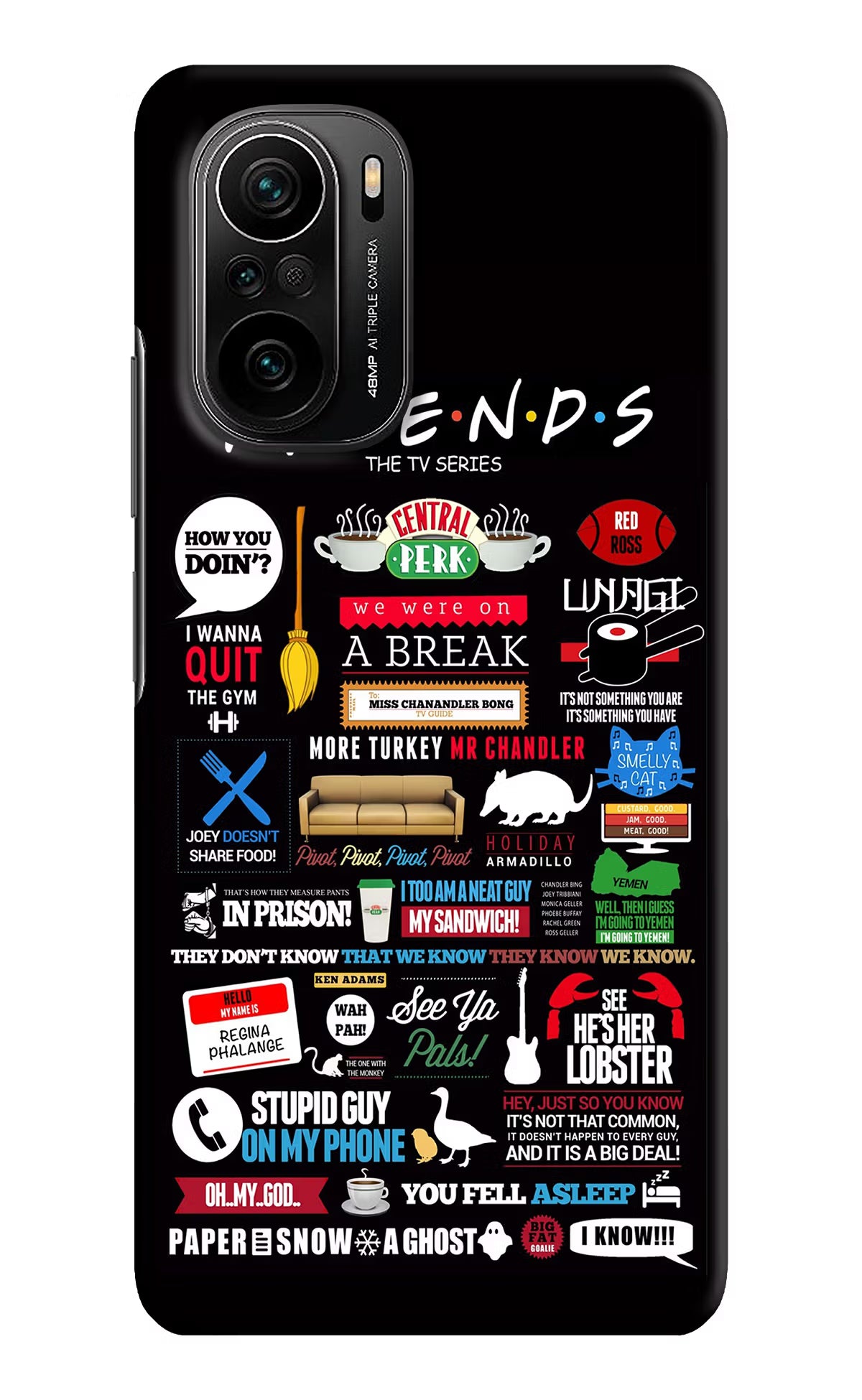 FRIENDS Mi 11X/11X Pro Hard Case Back Cover by Casekaro