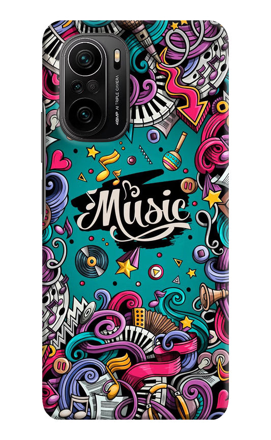 Music Graffiti Mi 11X/11X Pro Hard Case Back Cover by Casekaro