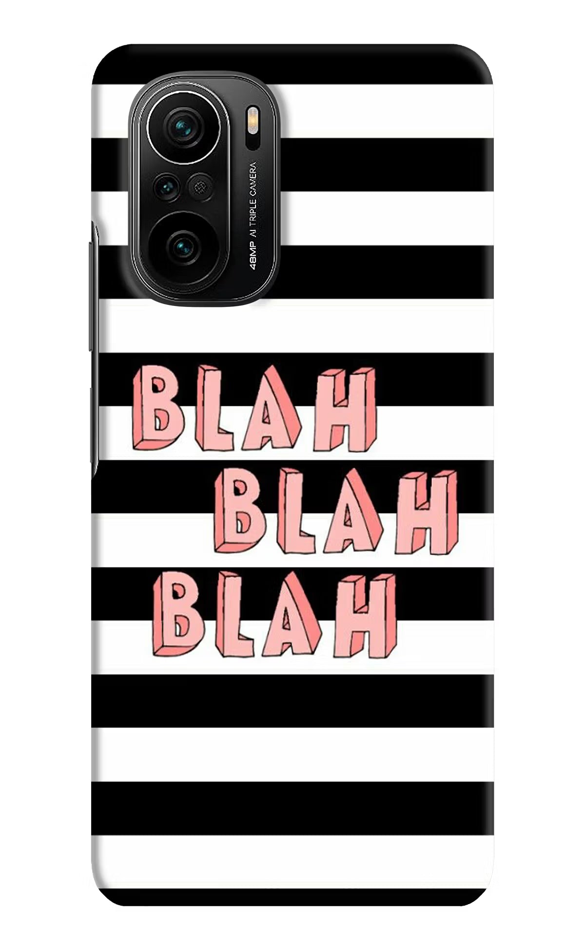 Blah Blah Blah Mi 11X/11X Pro Hard Case Back Cover by Casekaro