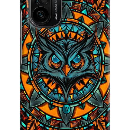 Angry Owl Art Mi 11X/11X Pro Hard Case Back Cover by Casekaro