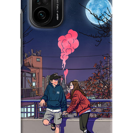 Chilling Couple Mi 11X/11X Pro Hard Case Back Cover by Casekaro